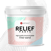 Vedierko 3D reliéfnej pasty ARTMIE Relief Paste Fine-sand s jemnozrnnou štruktúrou