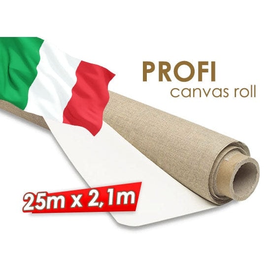 Schildersdoek op rol ARTMiE, 25 m, katoen 340 g/m²