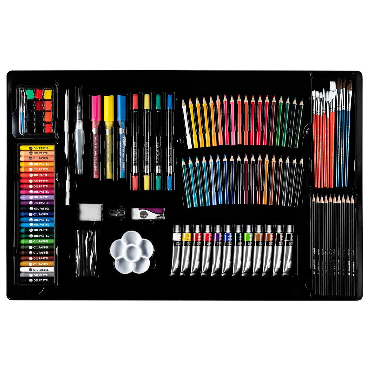 Umelecký set Daler-Rowney s plátnom a stojanom | 215 ks — obrázok 2