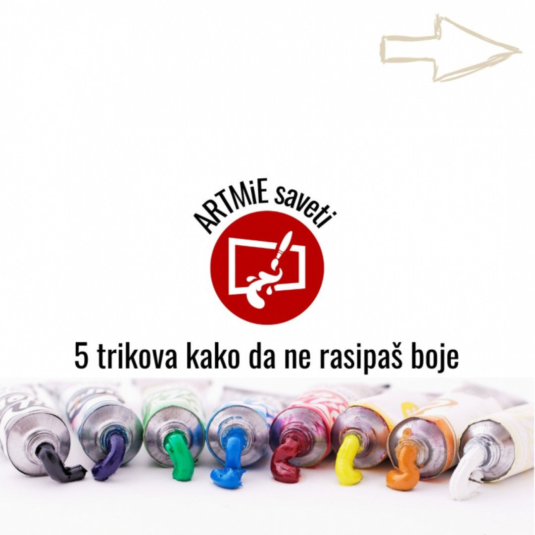 5 trikov, ako neplytvať farbami na maľovanie
