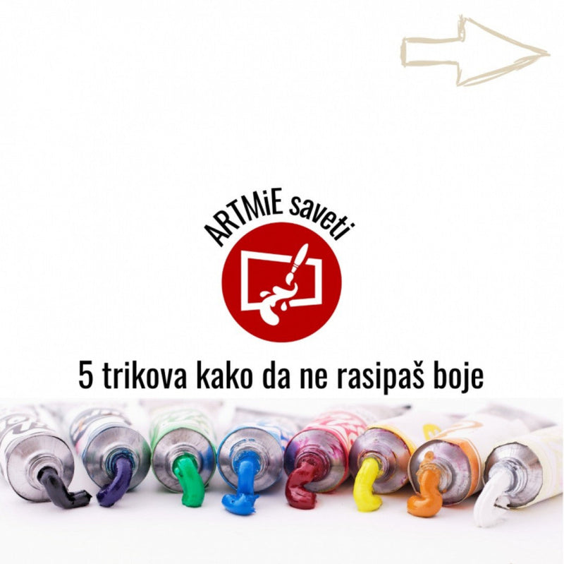 5 trikov, ako neplytvať farbami na maľovanie
