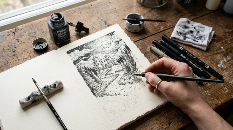 ARTMIE Inktober: Kompletný sprievodca každoročnou výzvou pre umelcov