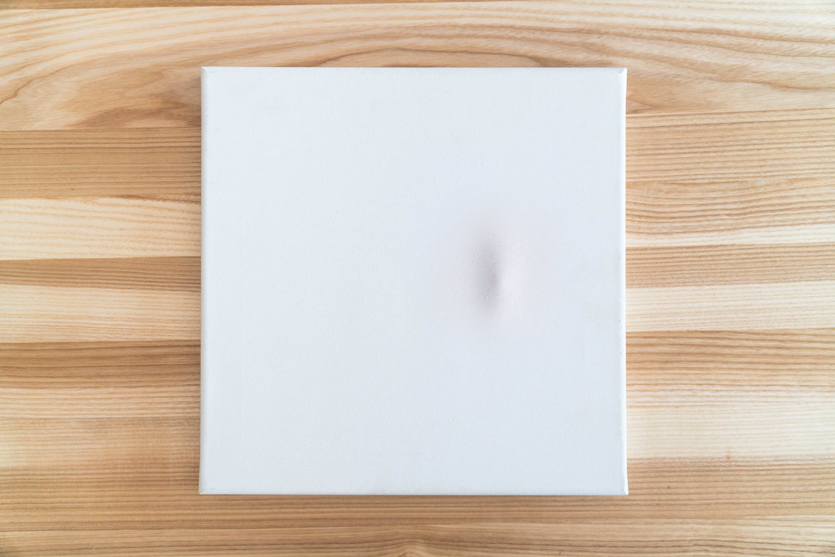 How to fix a dented canvas