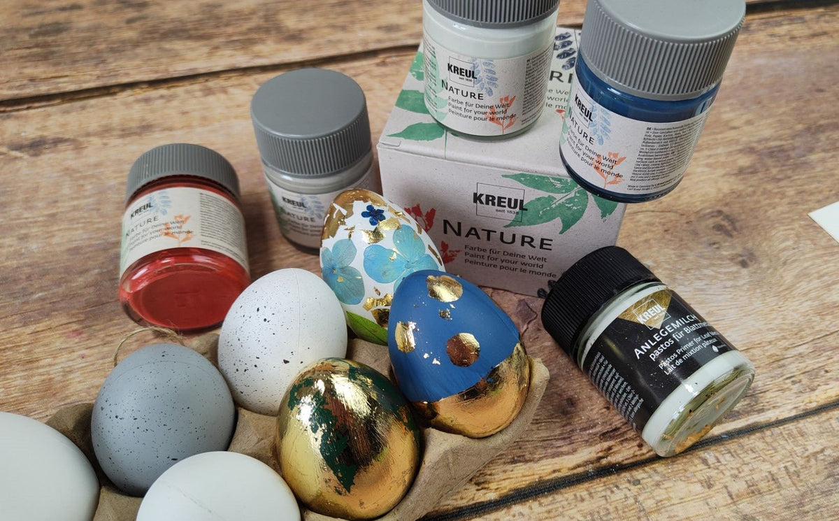 Guide to Making a Gold-Decorated Easter Egg