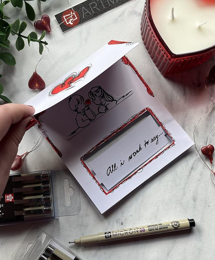 Valentínske dekorácie a výtvarné potreby na ručnú tvorbu
