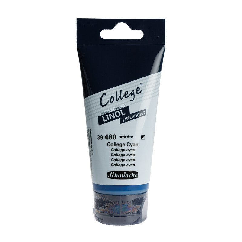 Farba na linoryt Schmincke College Linol 75 ml – 480 College azúrová