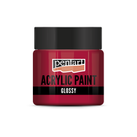 acrylic paint glossy 50 ml – karmínová