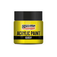 acrylic paint glossy 50 ml – žltá