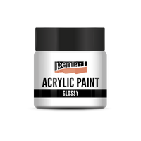 acrylic paint glossy 50 ml – biela