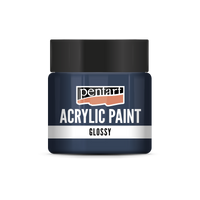 acrylic paint glossy 50 ml – indigo modrá