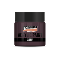 acrylic paint glossy 50 ml – baklažánová
