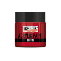 acrylic paint glossy 50 ml – rúžová červená