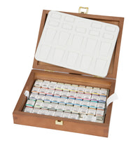 Drevený akvarelový box Schmincke HORADAM, 48 x 1/2 panvičky