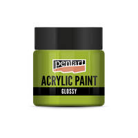 acrylic paint glossy 50 ml – jablková zelená