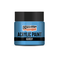 acrylic paint glossy 50 ml – svetlomodrá