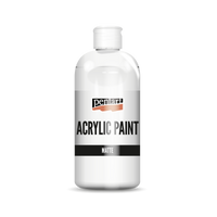 Matná akrylová farba Pentart 500 ml biela