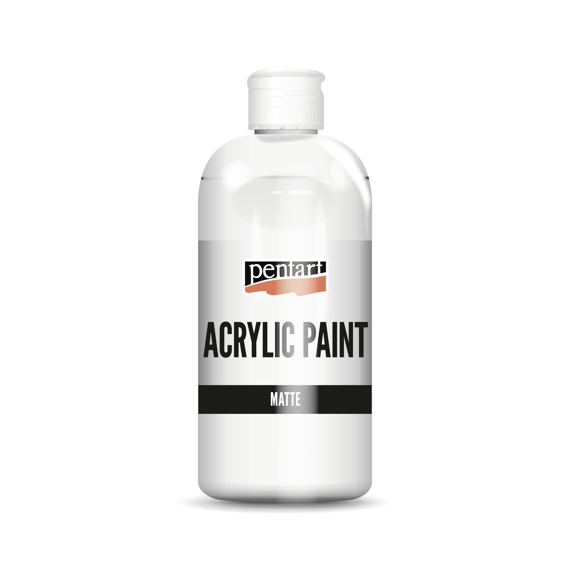 Matná akrylová farba Pentart 500 ml biela