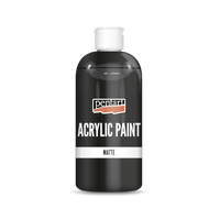 Matná akrylová farba Pentart 500 ml čierna