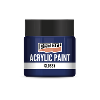 acrylic paint glossy 50 ml – tmavomodrá
