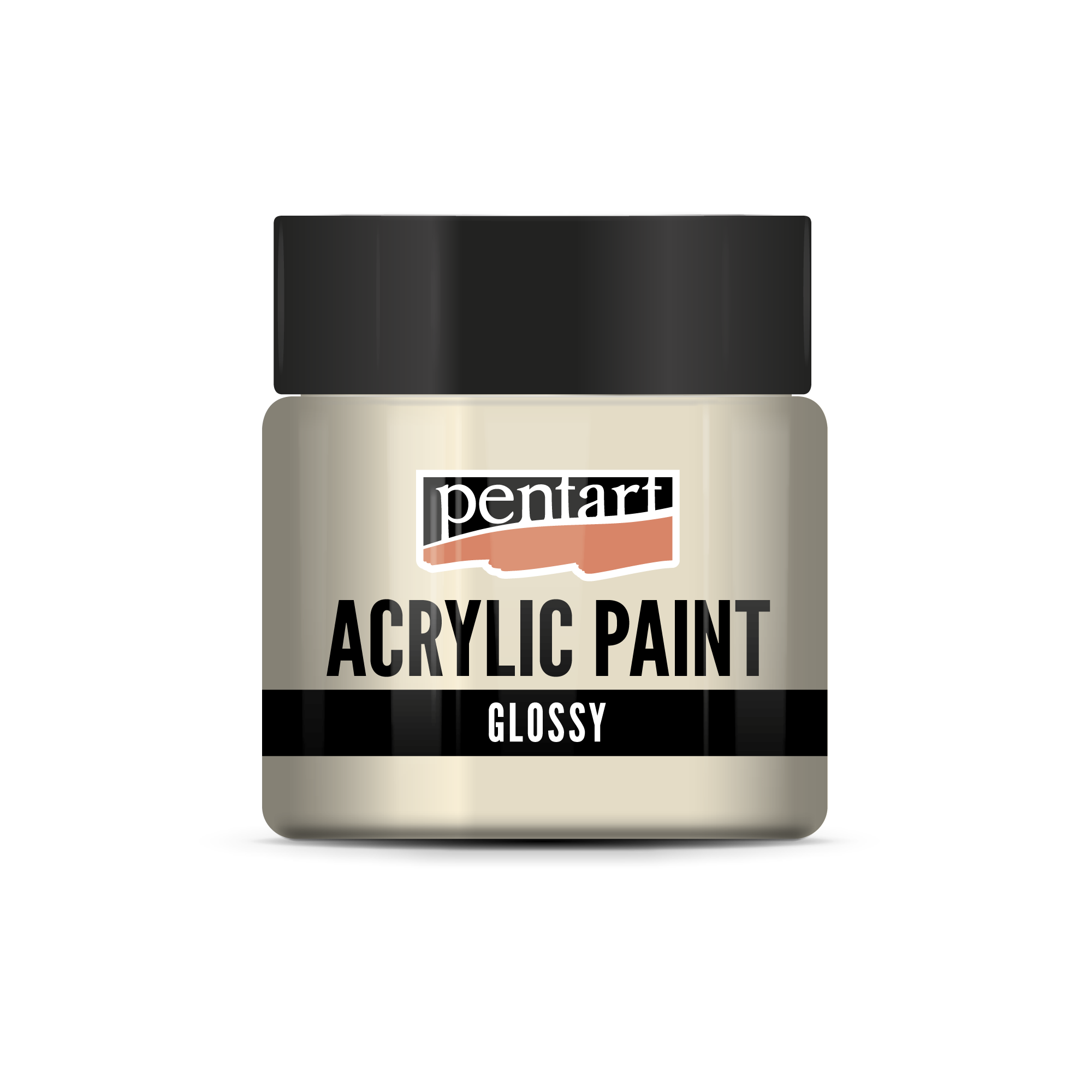 acrylic paint glossy 50 ml – béžová
