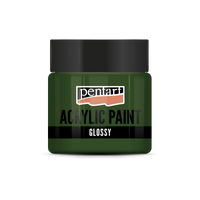 acrylic paint glossy 50 ml – borovicová zelená