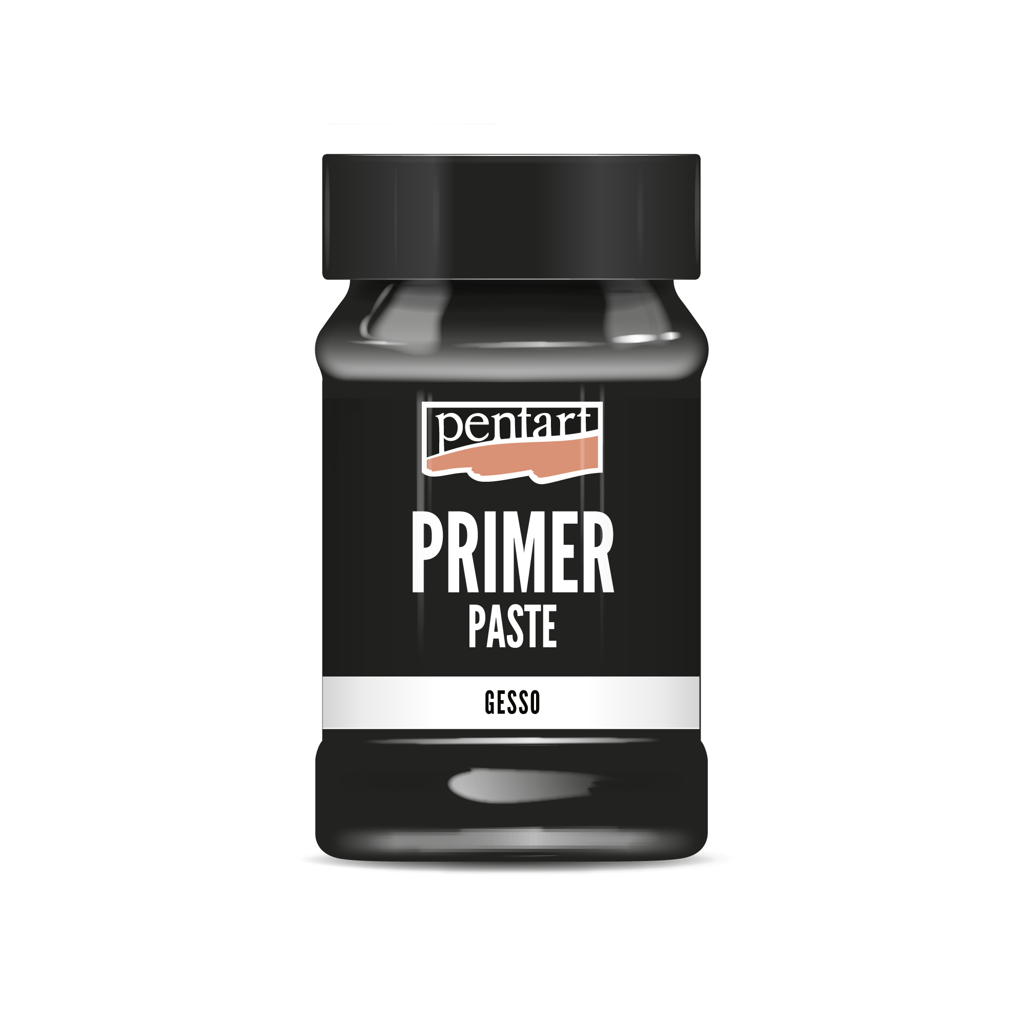 Podkladová pasta Pentart - 100 ml, čierna