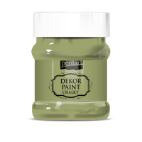 Dekoračná kriedová farba Chalky Pentart - 230 ml – olive