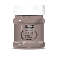 Dekoračná kriedová farba Chalky Pentart - 230 ml – milk-chocolate