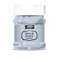 Dekoračná kriedová farba Chalky Pentart - 230 ml – ice-blue