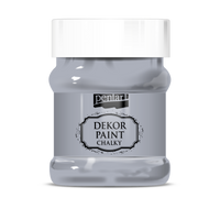Dekoračná kriedová farba Chalky Pentart - 230 ml – grey