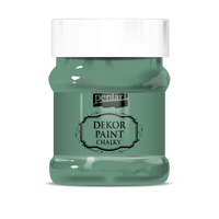 Dekoračná kriedová farba Chalky Pentart - 230 ml – turquoise-green