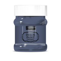 Dekoračná kriedová farba Chalky Pentart - 230 ml – indigo