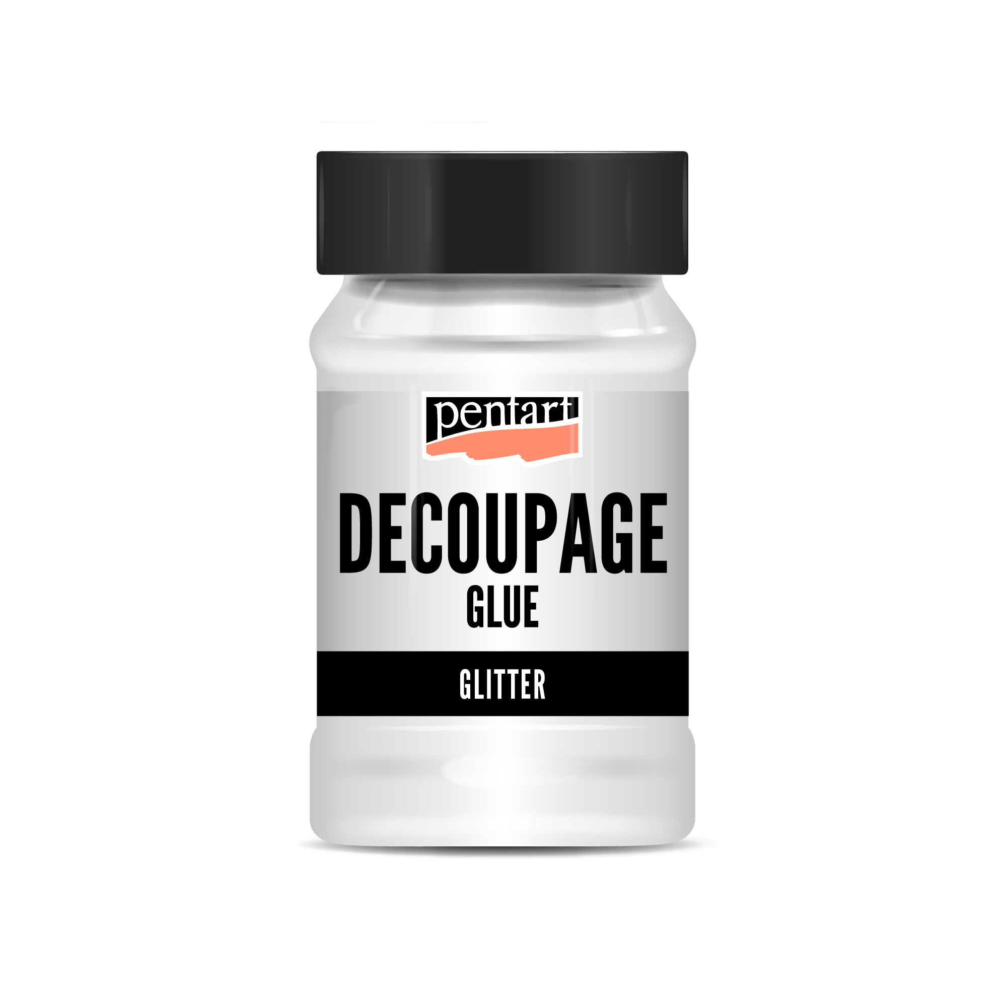 Decoupage lepidlo a lak s trblietkami Pentart - 100 ml