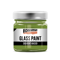 Farba na sklo PENTART 30 ml – olivová