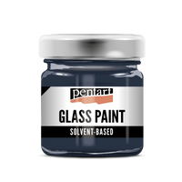 Farba na sklo PENTART 30 ml – búrková modrá