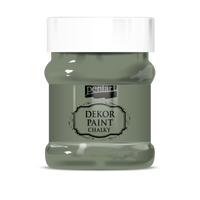 Dekoračná kriedová farba Chalky Pentart - 230 ml – khaki green