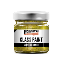 Farba na sklo PENTART 30 ml – trblietavá zlatá