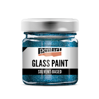 Farba na sklo PENTART 30 ml – trblietavá zelená