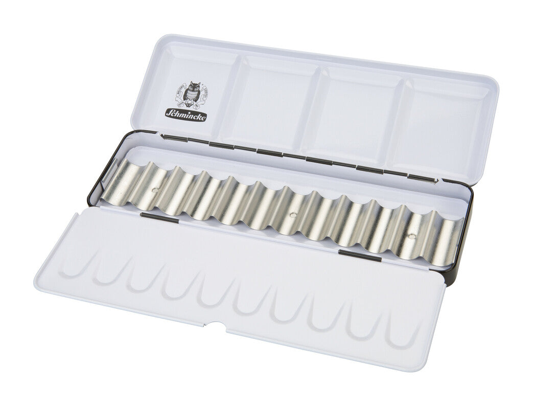 Prázdna kovová kazeta Schmincke pre 12 x 5 ml tuby