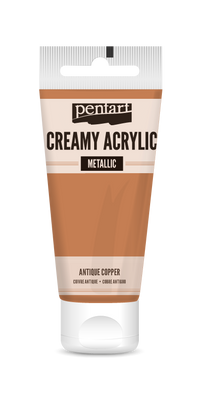 creamy acrylic metallic 60 ml – antická meď