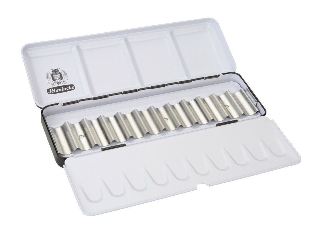 Prázdna kovová kazeta Schmincke pre 12 x 5 ml tuby