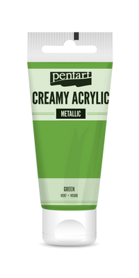 creamy acrylic metallic 60 ml – zelená