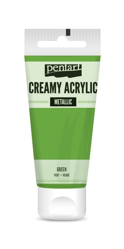 creamy acrylic metallic 60 ml – zelená