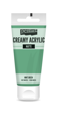 Krémová akrylová farba matná Pentart 60 ml – mint green