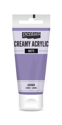 Krémová akrylová farba matná Pentart 60 ml – lavender