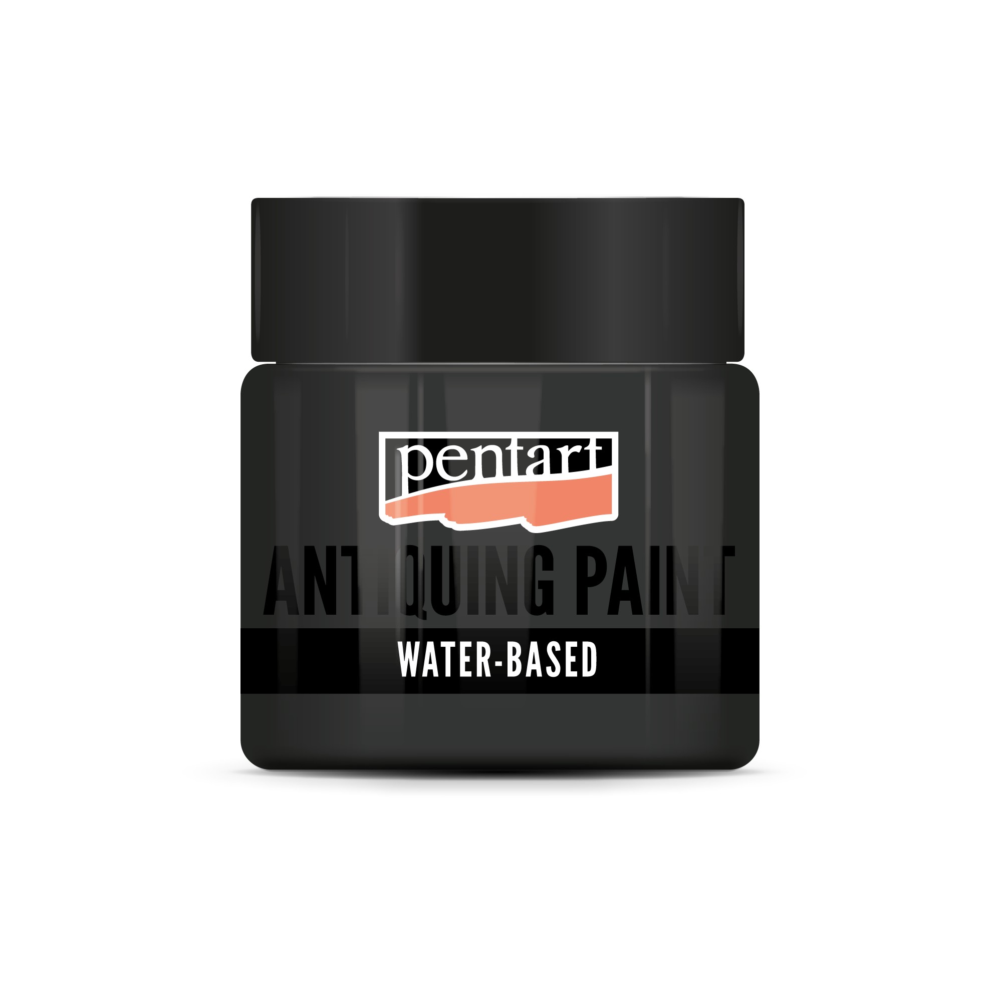 antiquing paint 50 ml – čierna