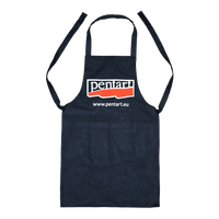 Bavlnená zástera s vreckom - 70 x 75 cm – cm, black with Pentart logo