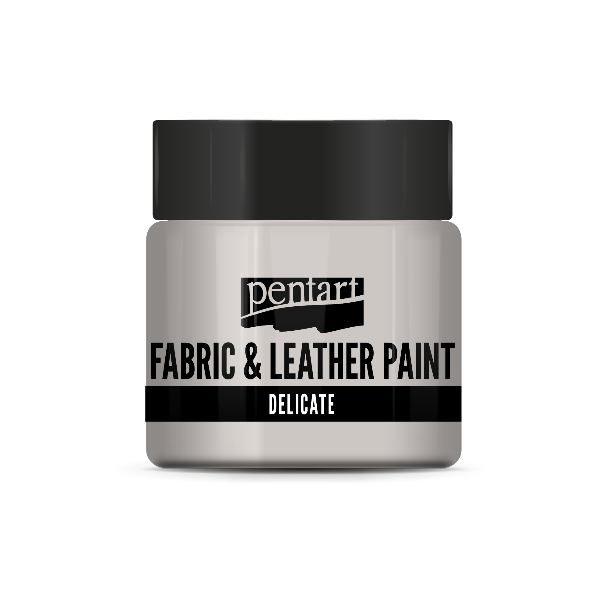 delicate fabric & leather paint 50 ml – strieborná