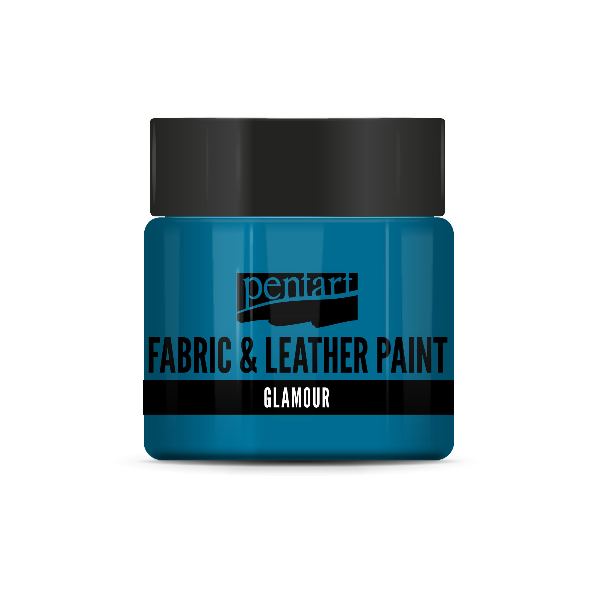 glamour fabric & leather paint 50 ml – strieborno-modrá