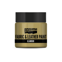 glamour fabric & leather paint 50 ml – šampanské